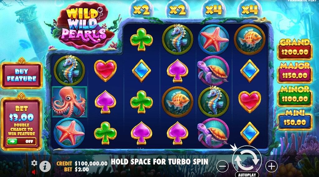 Wild Wild Pearls Slot Gameplay