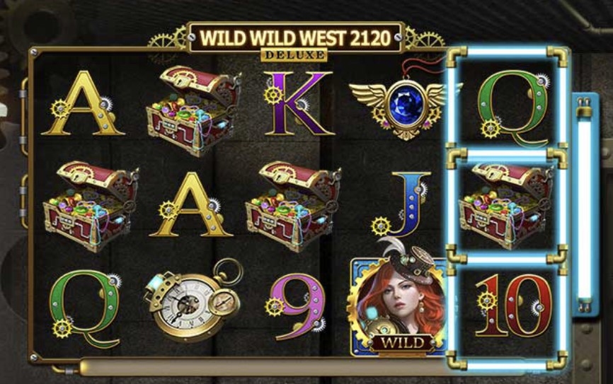 Wild Wild West 2120 Deluxe Slot Gameplay