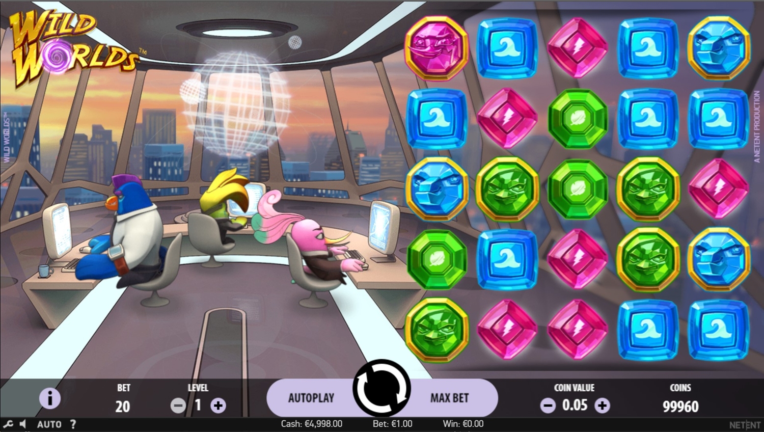 Wild Worlds Slot Gameplay