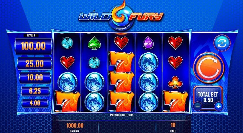 Wild Fury Jackpots Slot Gameplay
