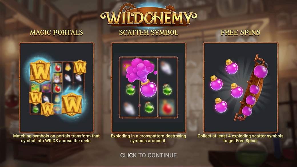 Wildchemy Slot Gameplay