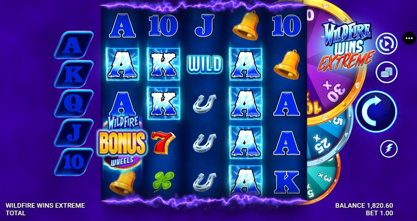 Wildfire Wins Extreme Slot Gameplay