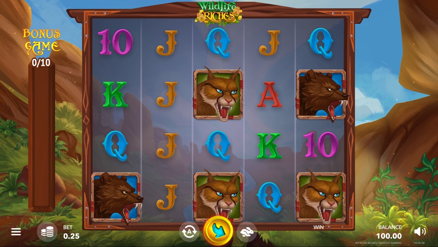 Wildlife Riches Slot Gameplay