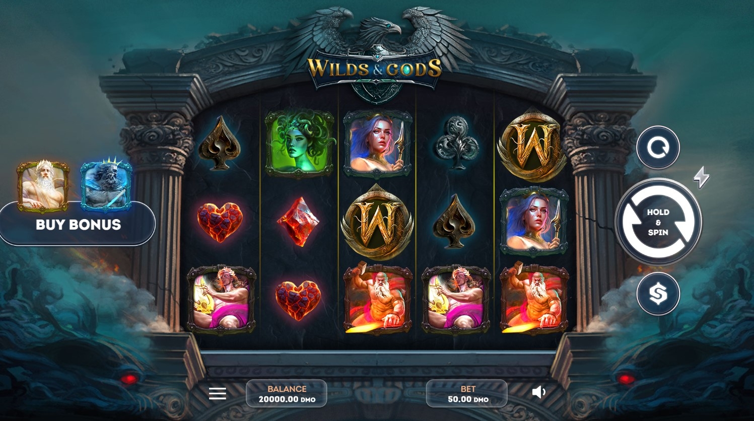 Wilds & Gods Slot Gameplay