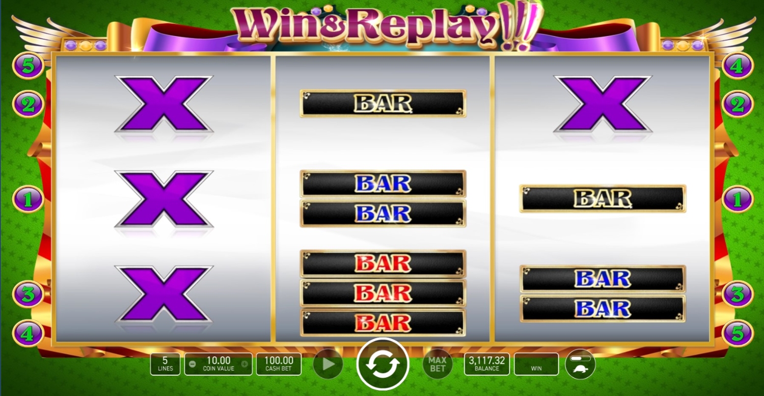 Win and Replay Slot Gameplay