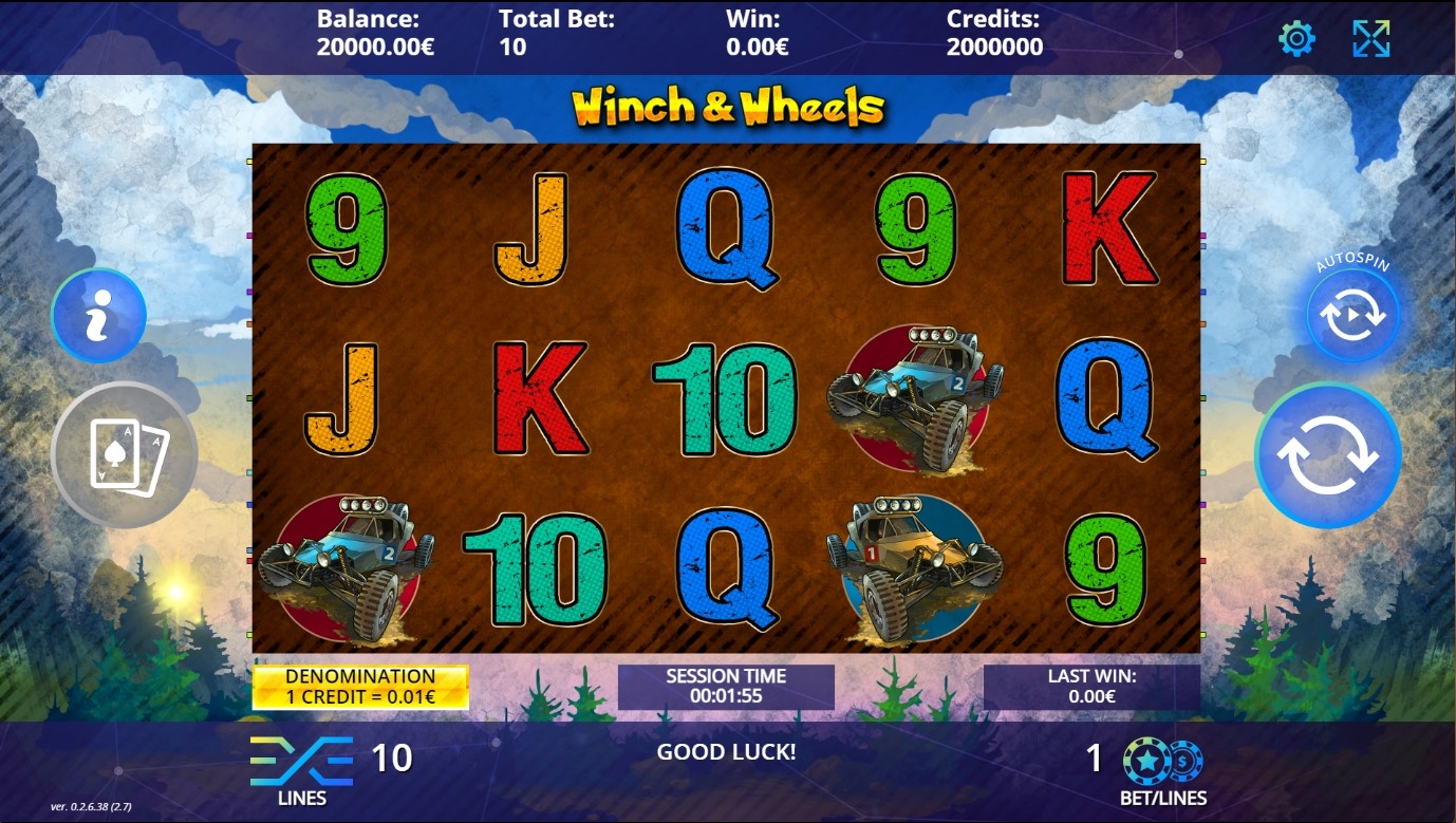 Winch and Wheels Slot Gameplay