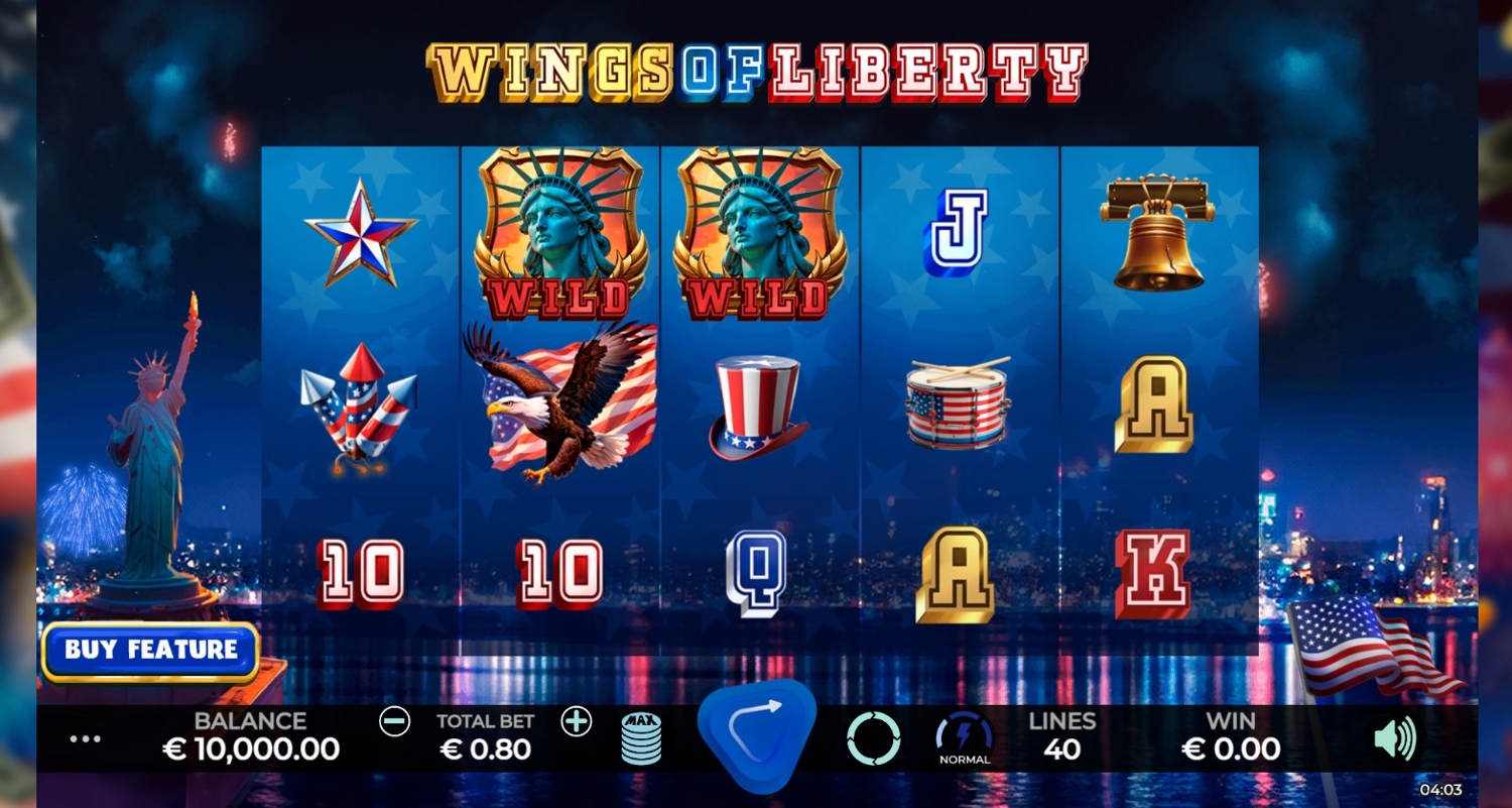 Wings of Liberty Slot Gameplay