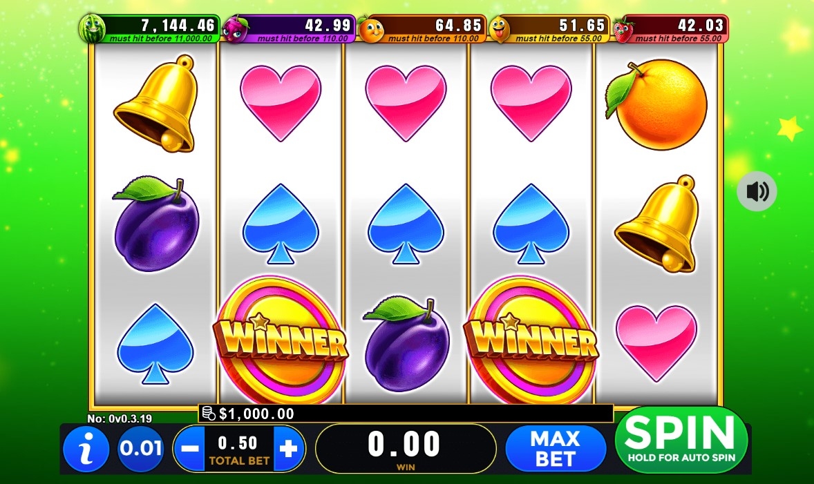 Winners Fruits Slot Gameplay
