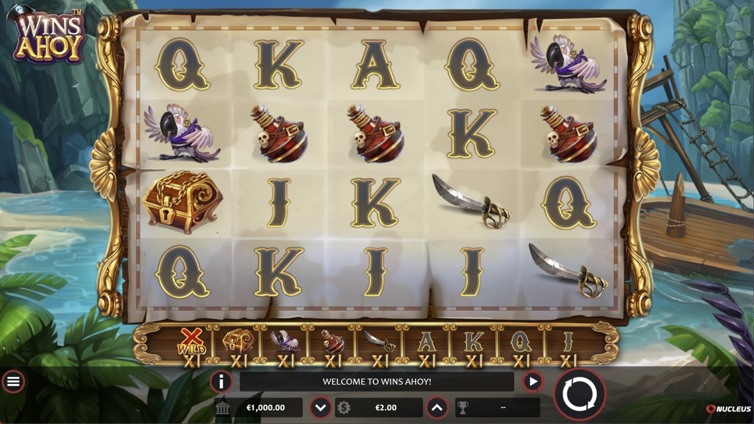 Wins Ahoy Slot Gameplay