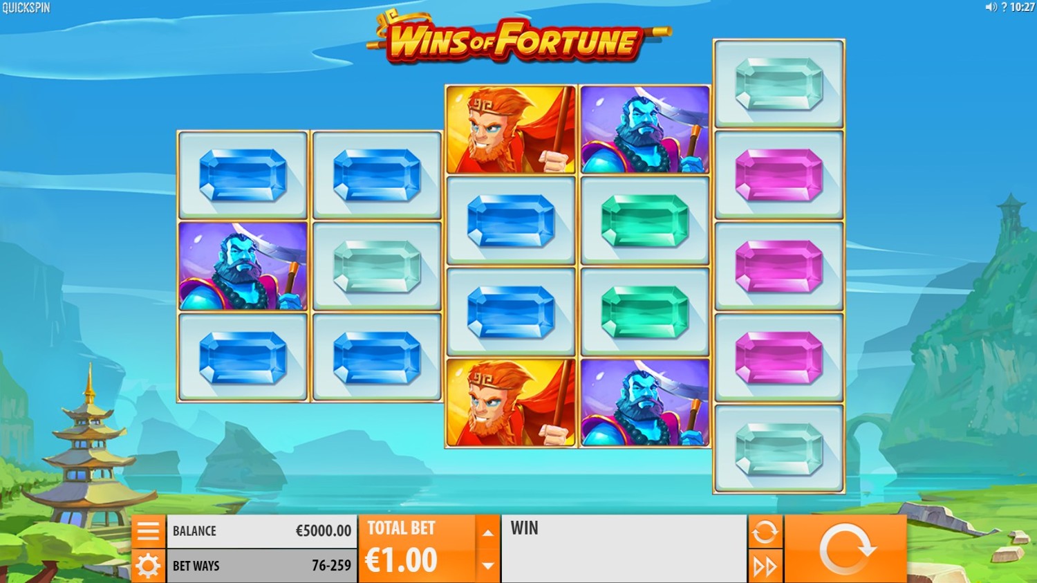 Wins of Fortune Slot Gameplay