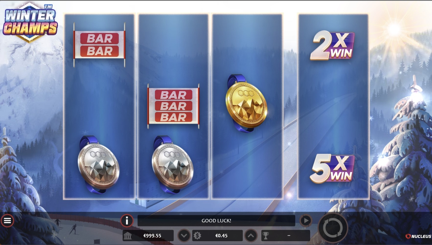 Winter Champs Slot Gameplay