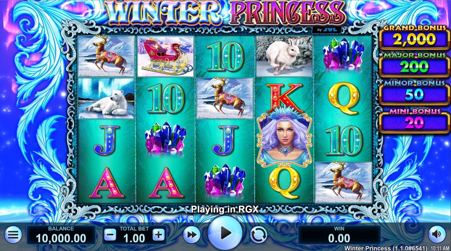 Winter Princess Slot Gameplay