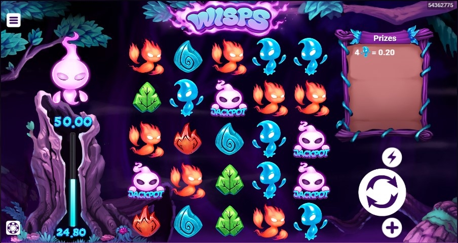 Wisps Slot Gameplay