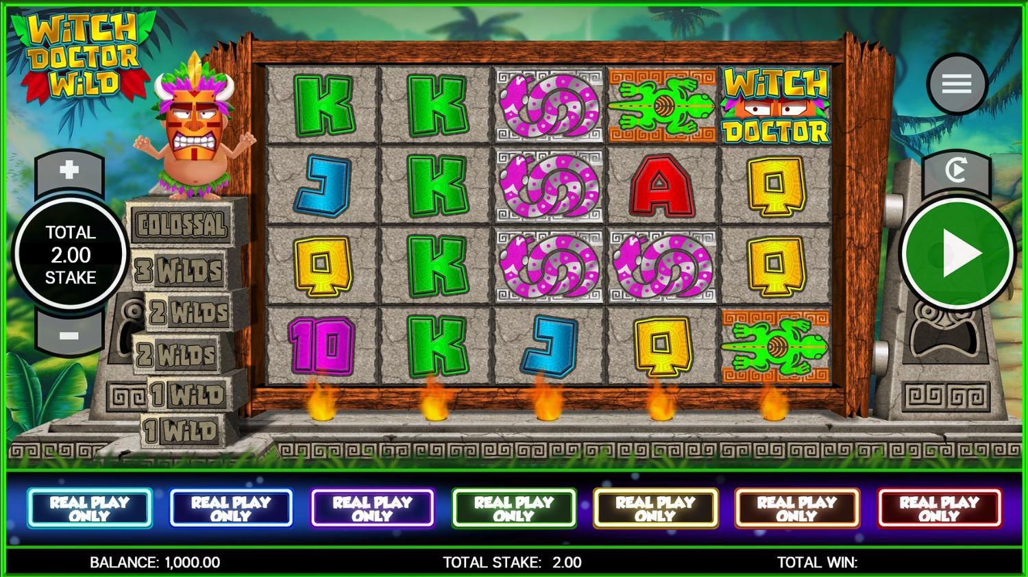 Witch Doctor Goes Wild Slot Gameplay