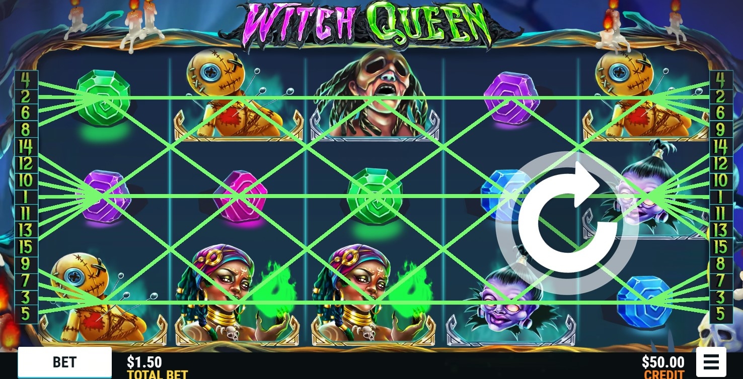 Witch Queen Slot Gameplay