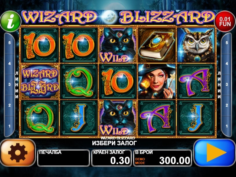 Wizard Blizzard Slot Gameplay