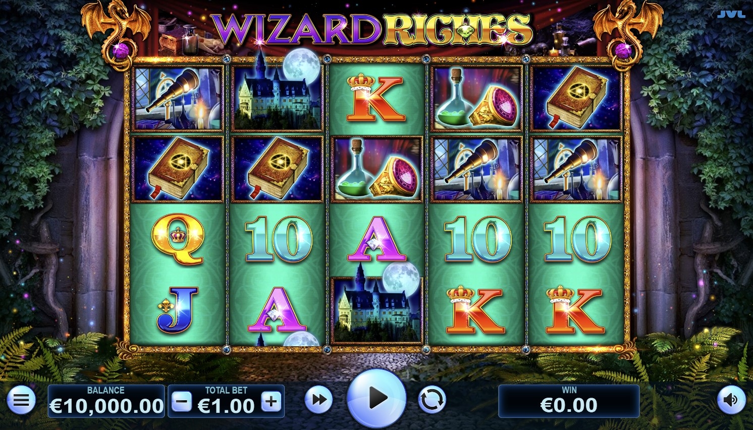 Wizard Riches Slot Gameplay