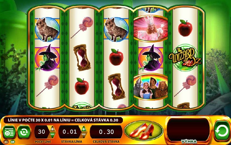 Wizard of OZ Ruby Slippers Slot Gameplay