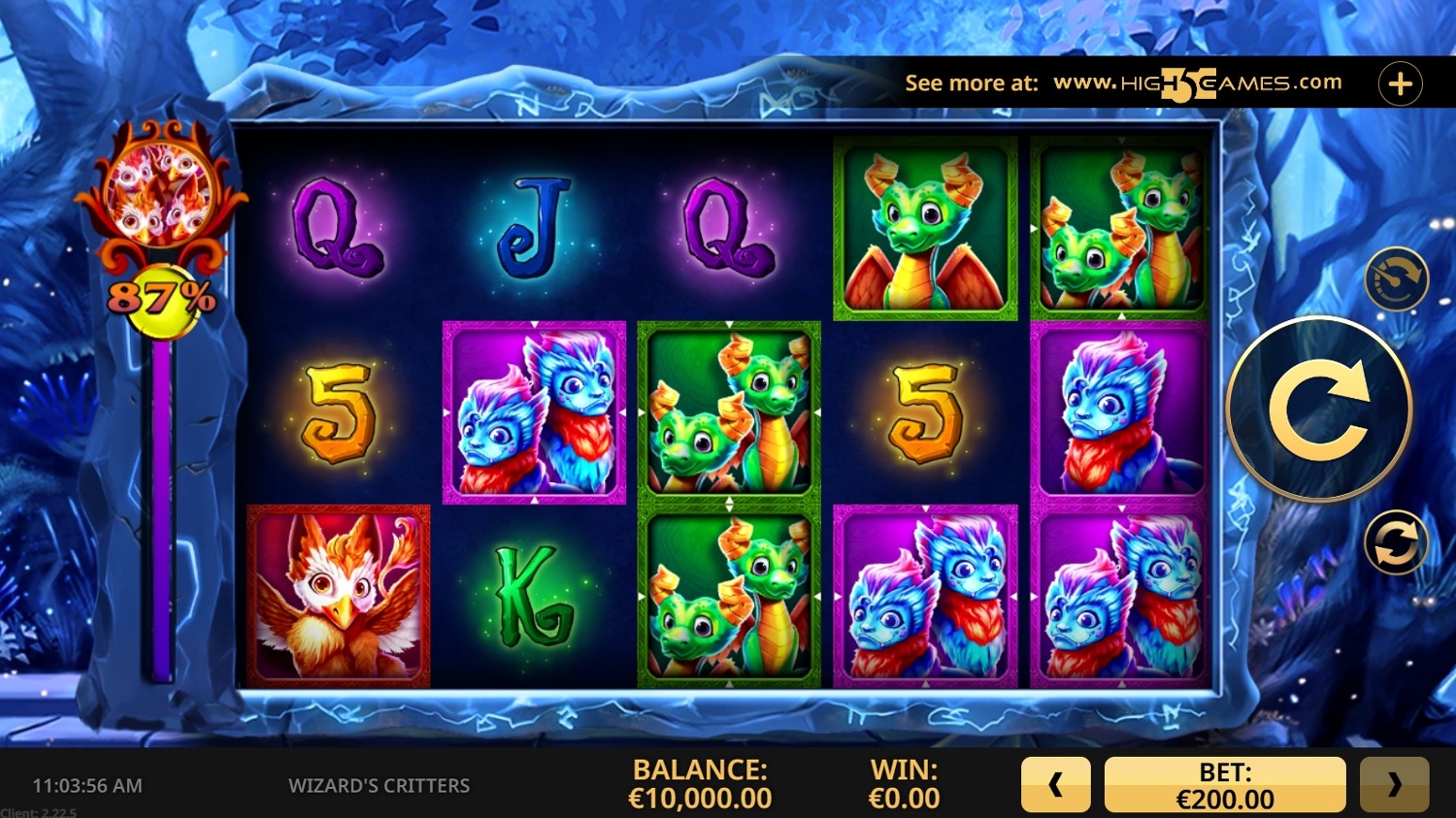 Wizard's Critters Slot Gameplay