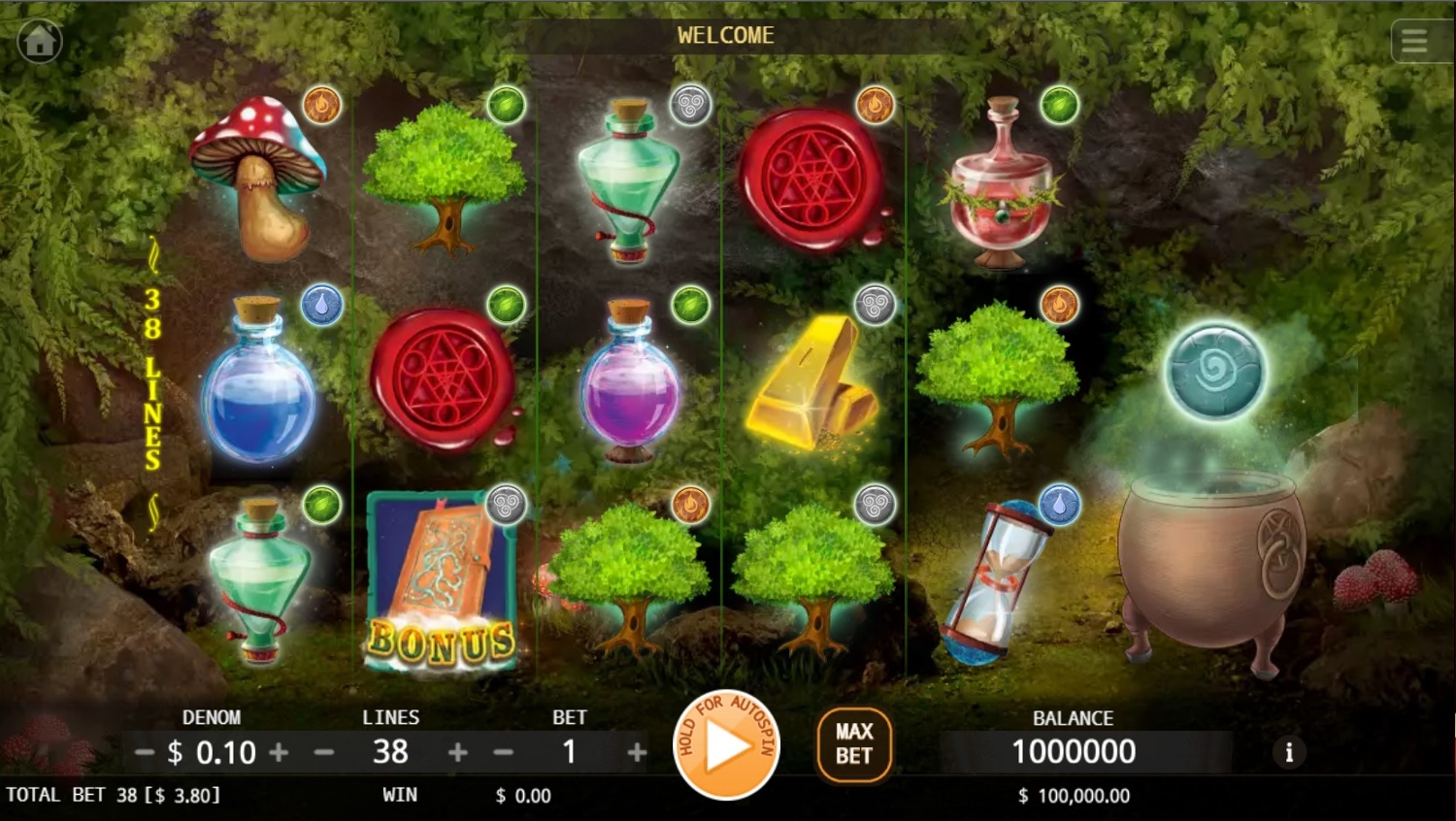 Wizardry Slot Gameplay