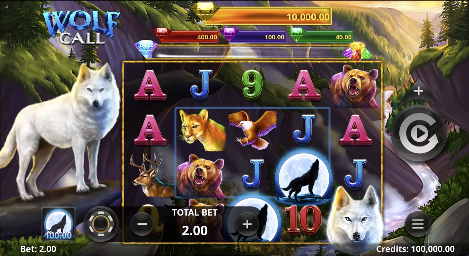Wolf Call Slot Gameplay