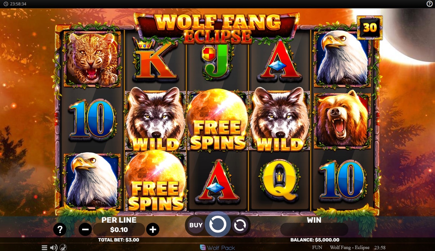 Wolf Fang - Eclipse Slot Gameplay