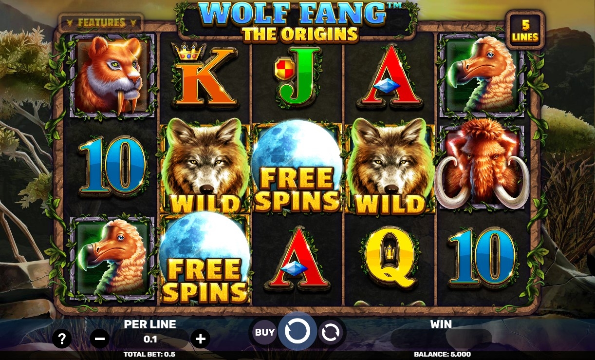 Wolf Fang - The Origins Slot Gameplay