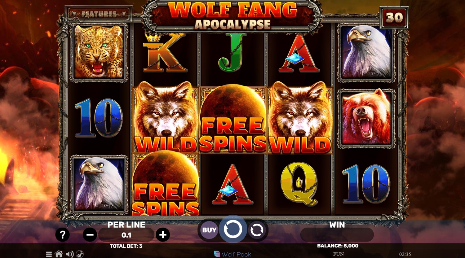 Wolf Fang Apocalypse Slot Gameplay