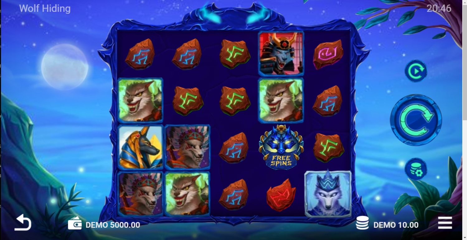 Wolf Hiding Slot Gameplay