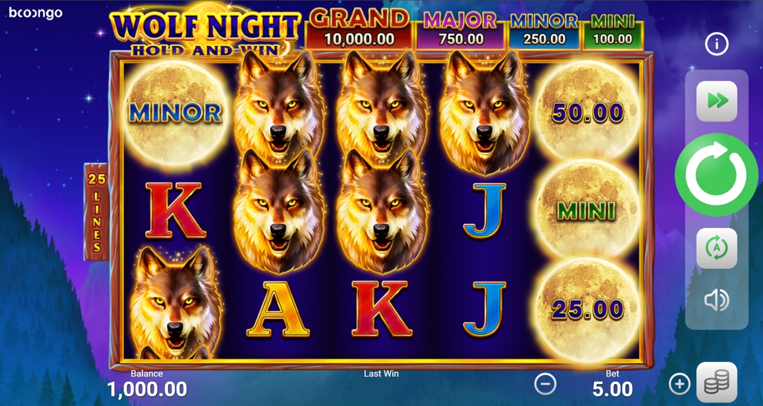 Wolf Night Slot Gameplay