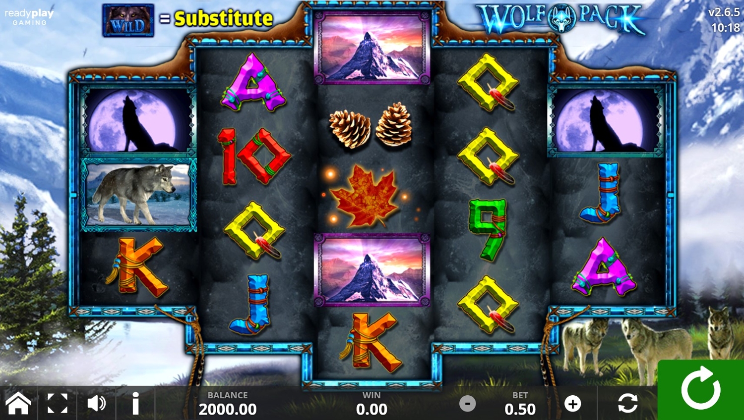 Wolf Pack Slot Gameplay