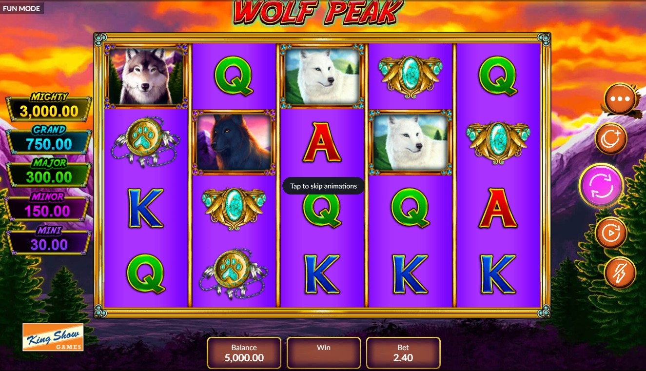 Wolf Peak Slot Gameplay