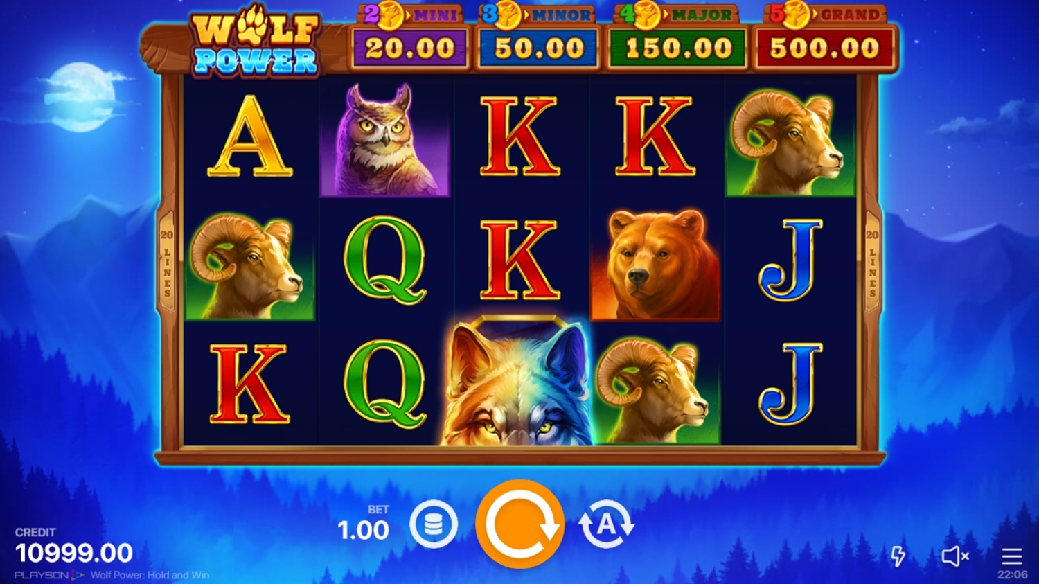 Wolf Power Slot Gameplay