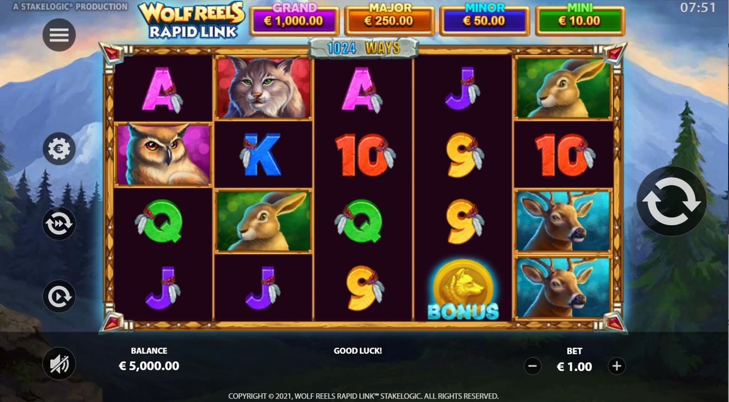 Wolf Reels Slot Gameplay