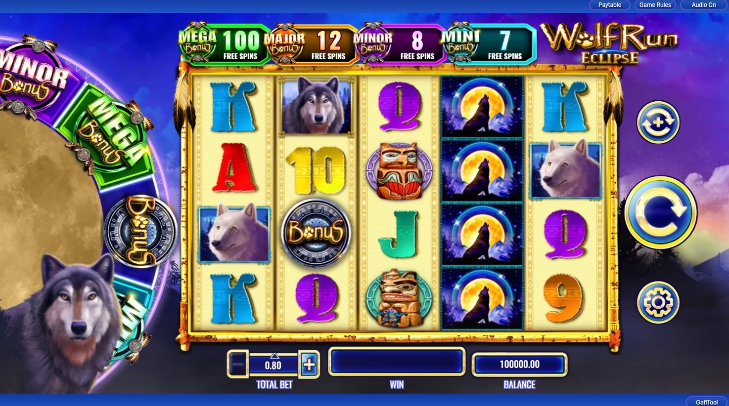 Wolf Run Eclips Slot Gameplay