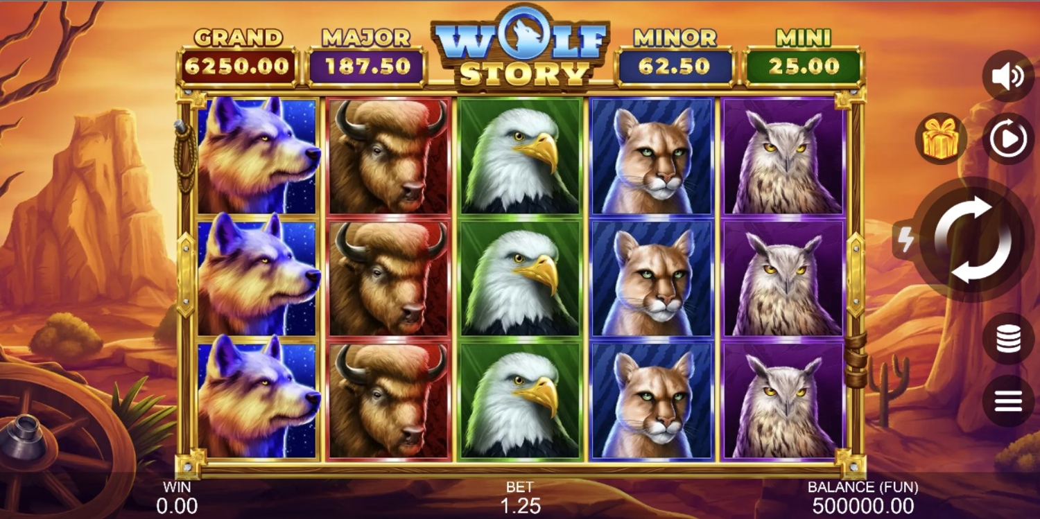 Wolf Story Slot Gameplay