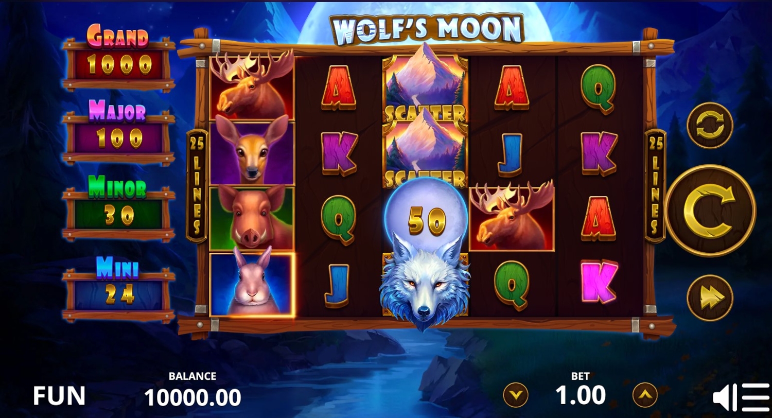 Wolf's Moon Slot Gameplay