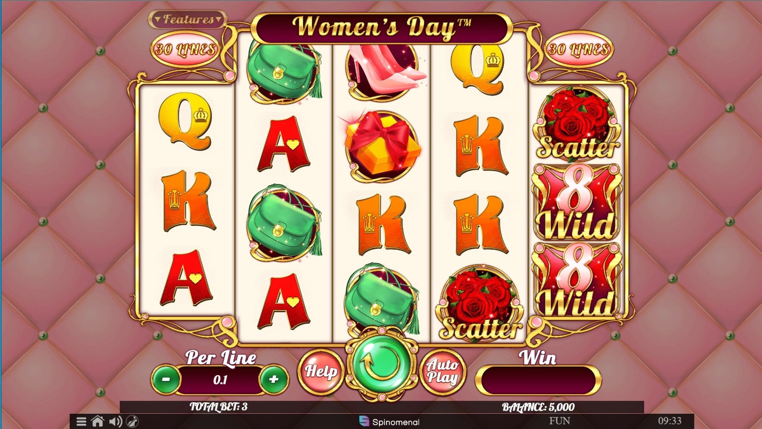 Women's Day Slot Gameplay