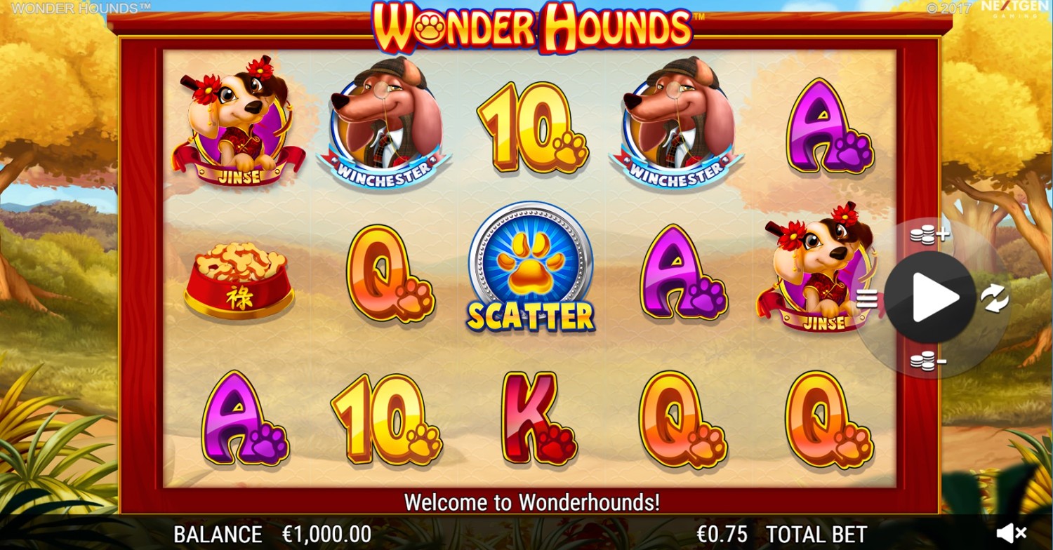 Wonder Hounds 96 Slot Gameplay
