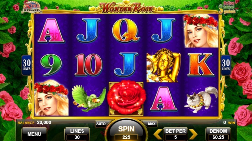 Wonder Rose Slot Gameplay
