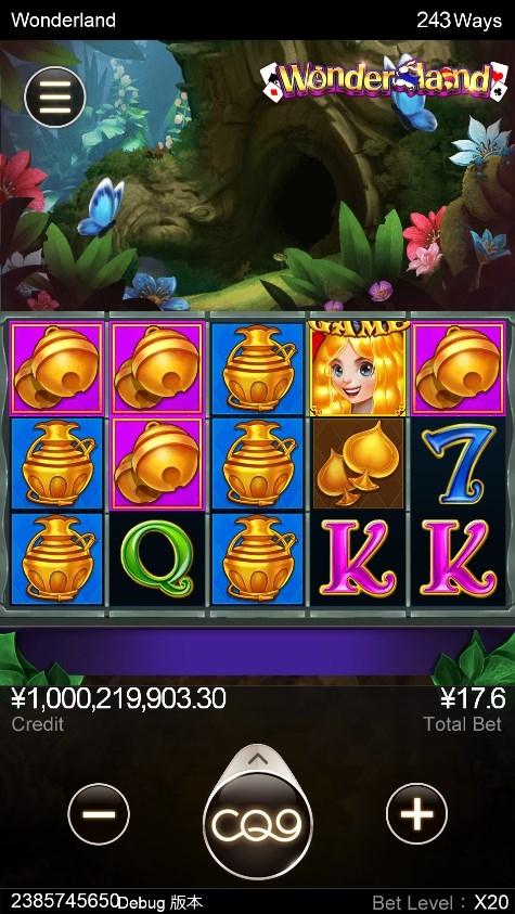 Wonderland Slot Gameplay