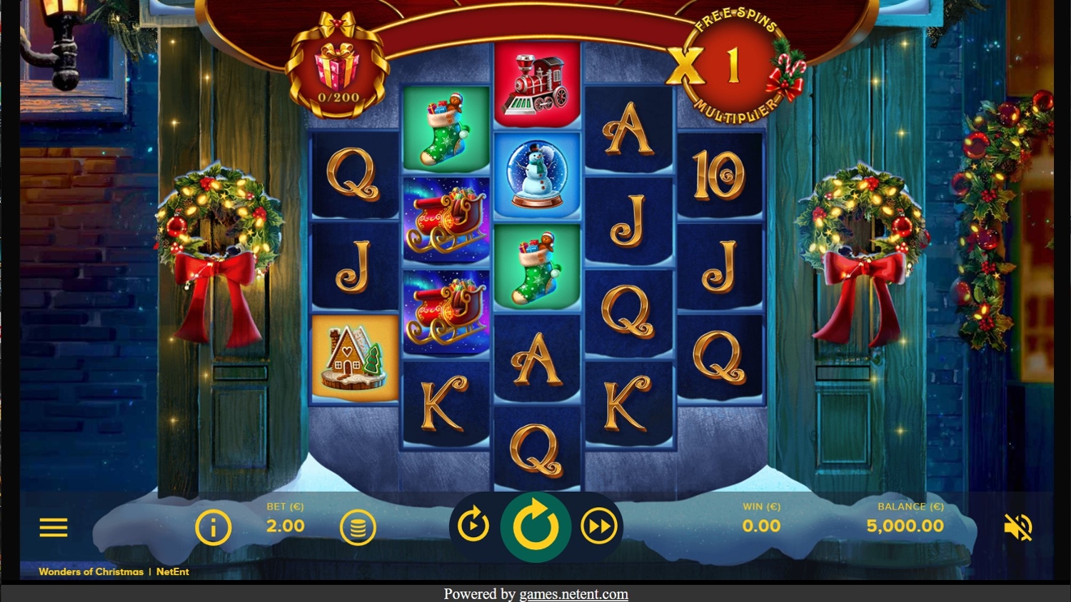 Wonders of Christmas Slot Gameplay