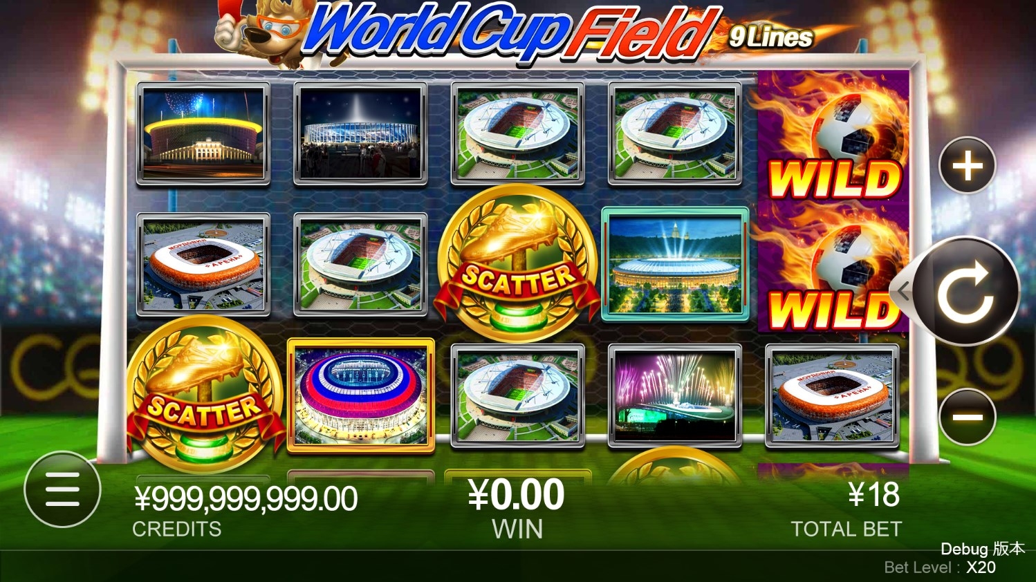 World Cup Field Slot Gameplay