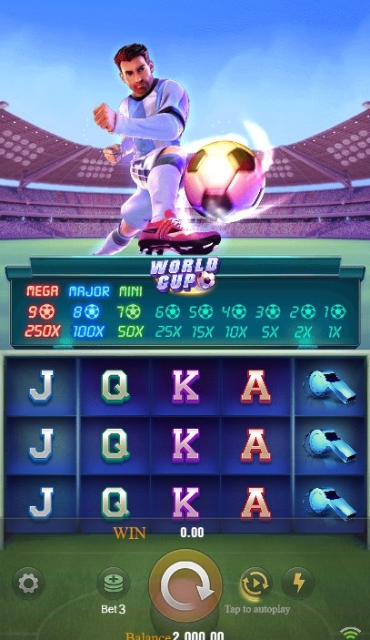 World Cup Slot Gameplay