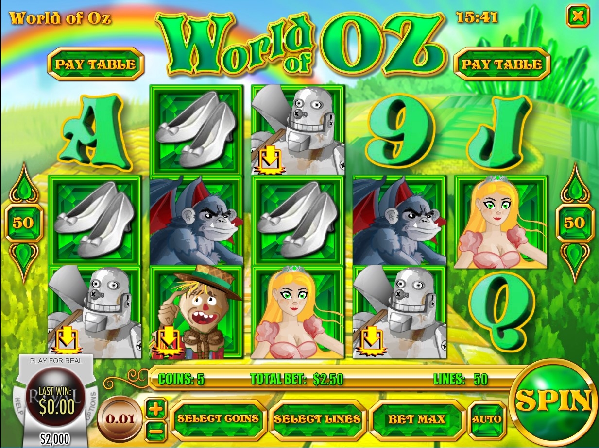 World of Oz Slot Gameplay