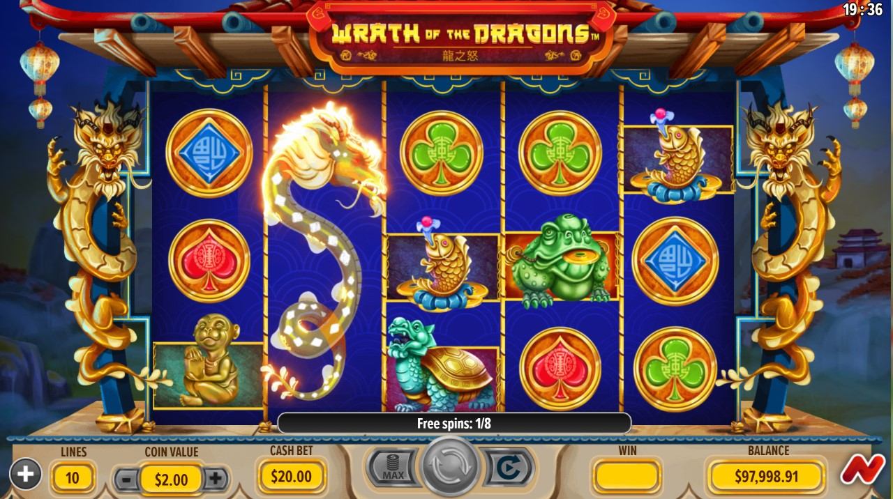 Wrath of the Dragons Slot Gameplay