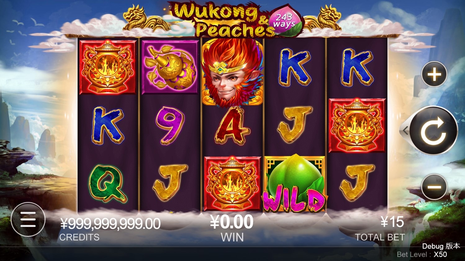 Wukong Peaches Slot Gameplay
