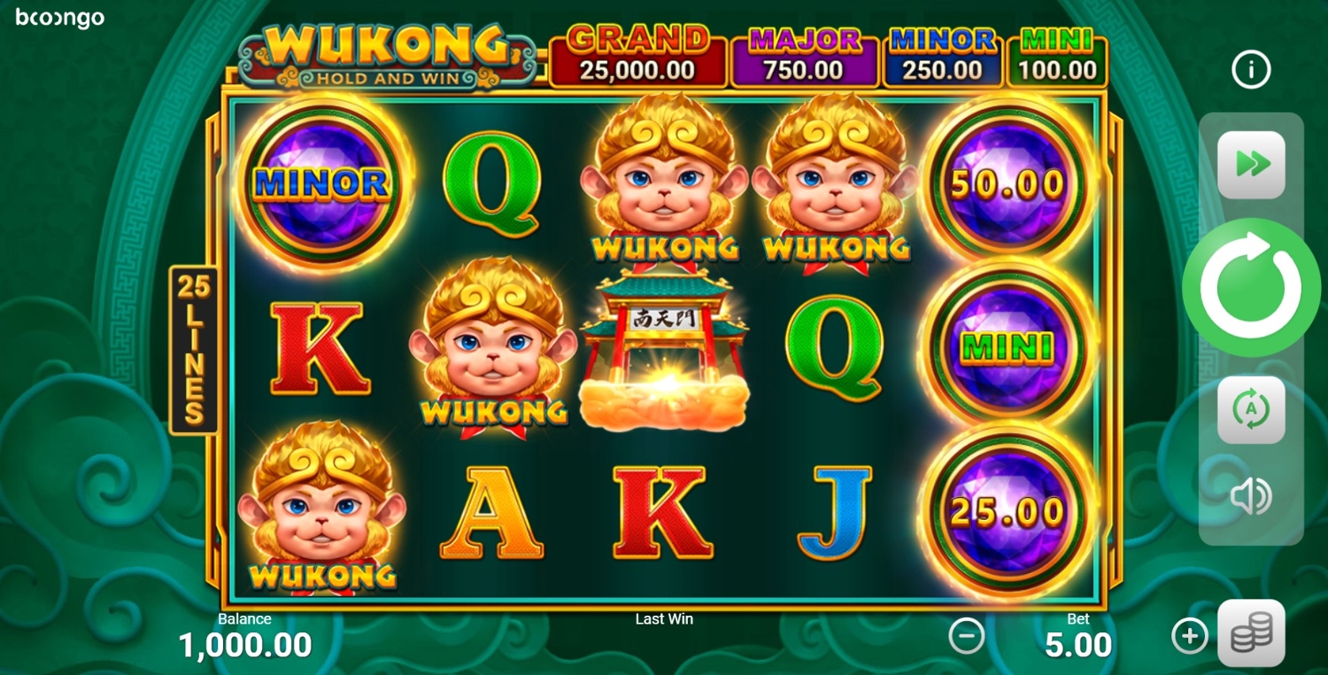 Wukong Slot Gameplay