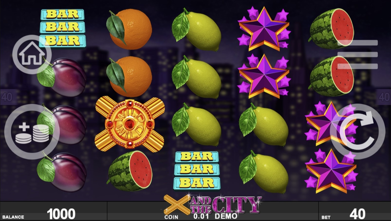 X and the City Slot Gameplay