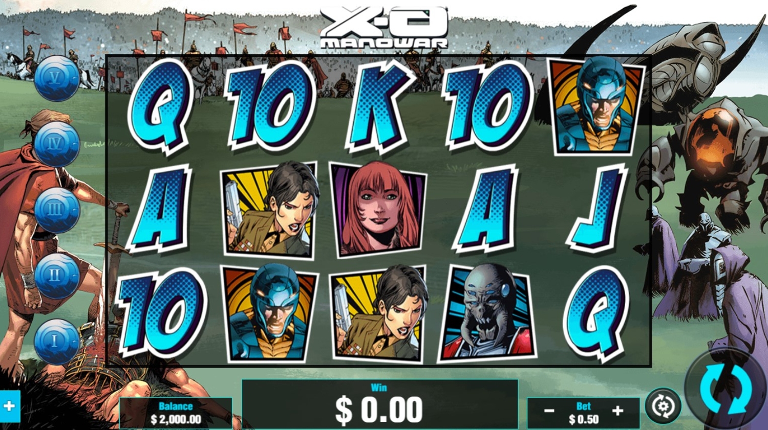XO Manowar Slot Gameplay